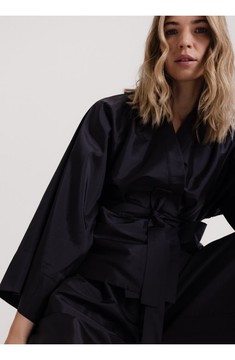 Alas Structured Kimono Jacket, Main, color, Black