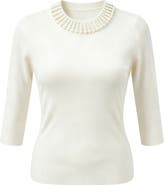 WDNY Embellished Crewneck Sweater