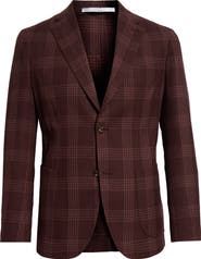 Eleventy Plaid Wool Sport Coat