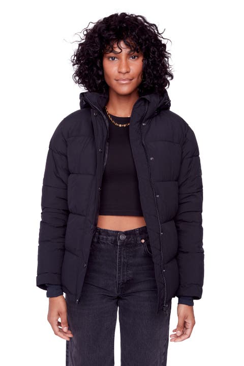 FORILLON - Vegan Down Short Quilted Puffer Jacket