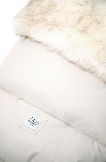 PlushPOD Tundra Water Repellent Faux Fur Lined Car Seat/Stroller Bunting