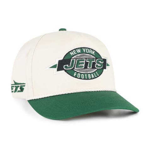 Men's '47  Natural New York Jets Frame Out Two Tone Hitch Adjustable Hat