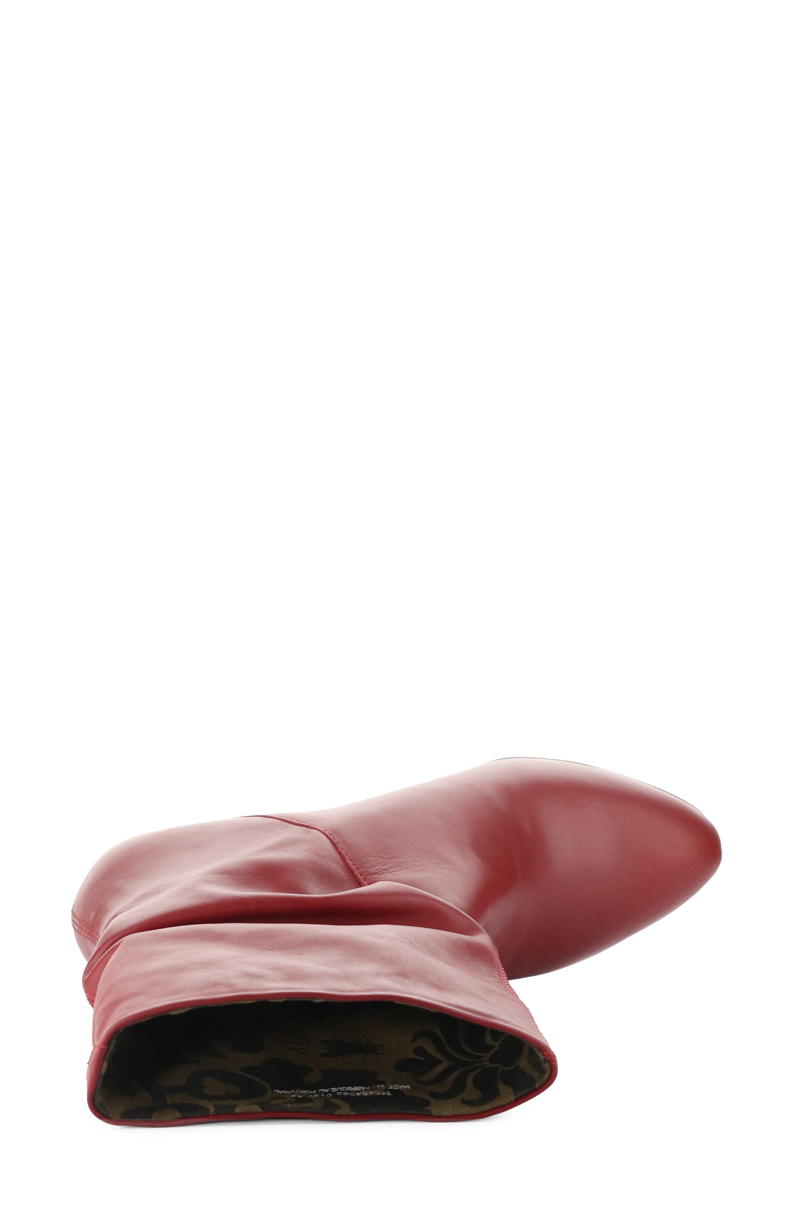 Pulk Almond Toe Bootie, Alternate, color, RUST