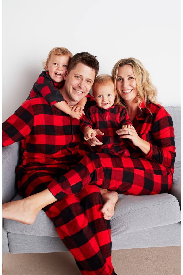 Flannel Pajamas, Alternate, color, NAVY PEACOAT CHECK
