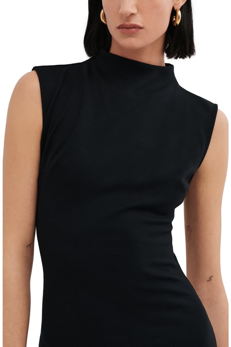 Copenhagen Sleeveless Gown, Alternate, color, BLACK