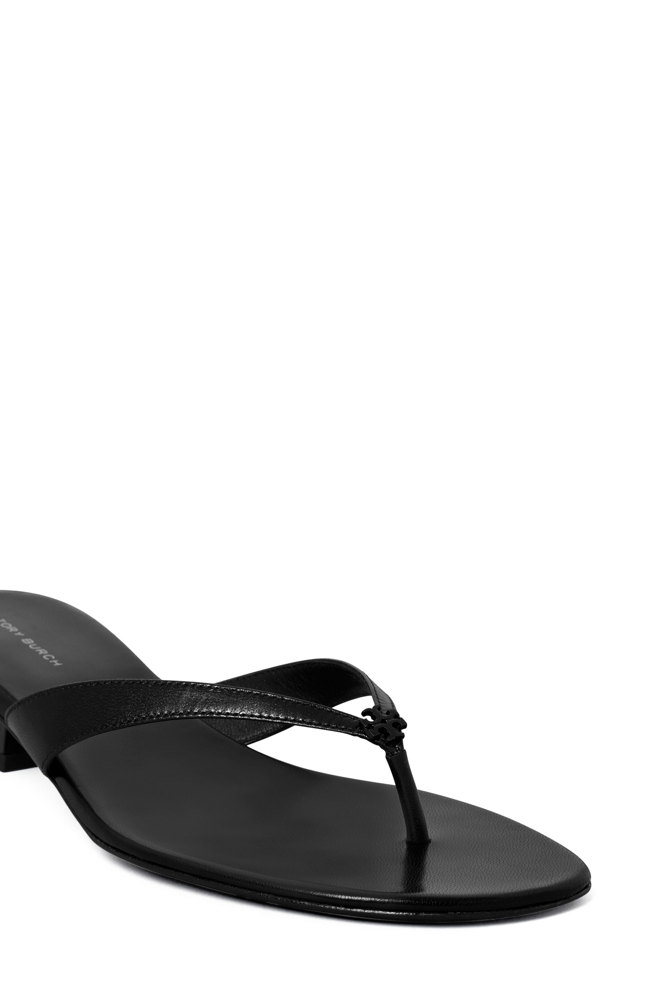 Tory Burch Capri Kitten Heel Thong Sandal, Alternate, color, 