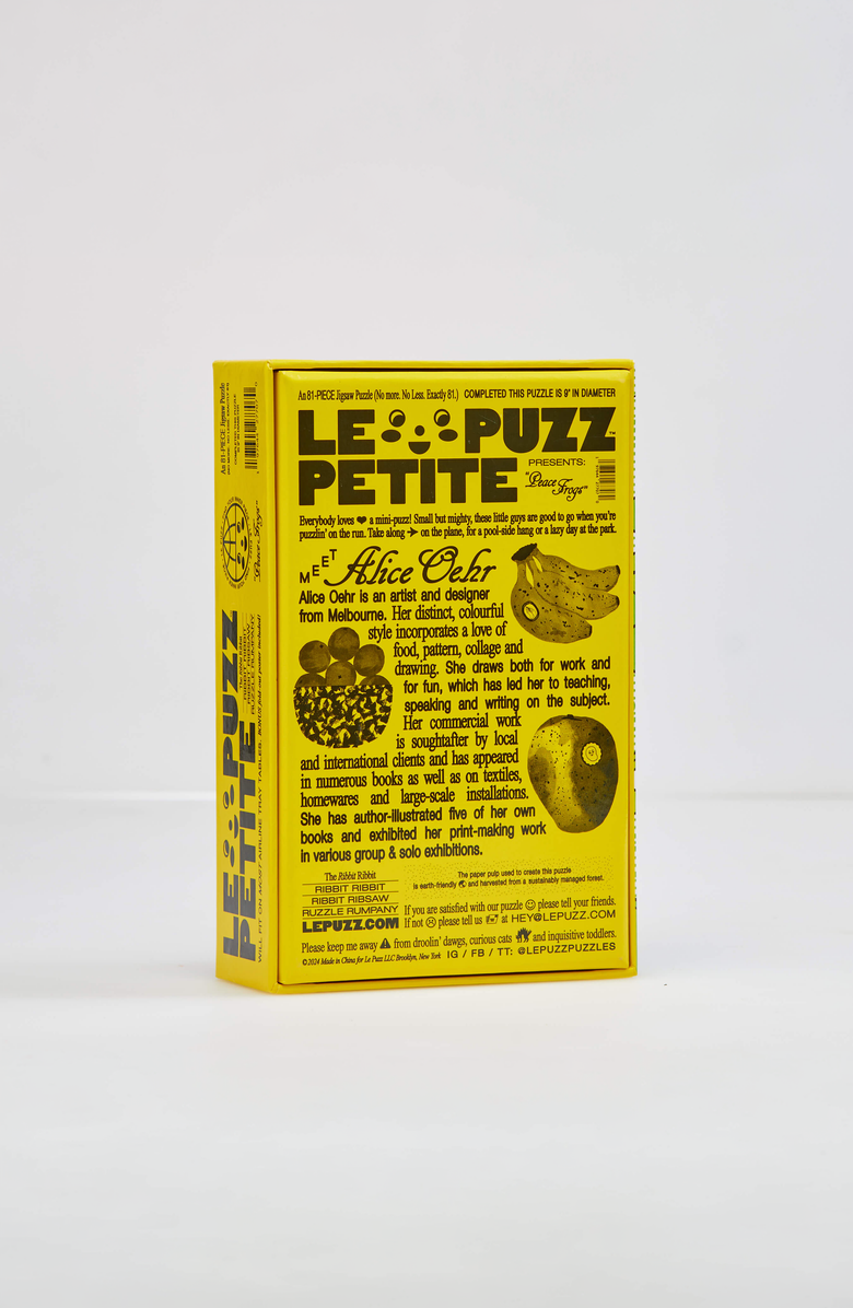 Le Puzz Peace Frogs 81 Piece Mini Puzzle, Alternate, color, NO COLOR