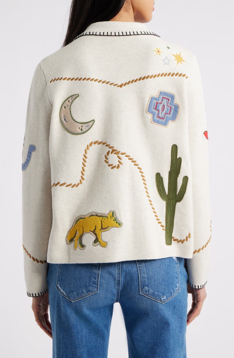 Pendleton Souvenir Merino Wool & Cotton Cardigan, Alternate, color, 