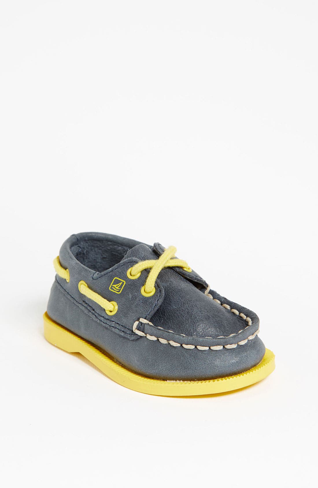Sperry Top-Sider<sup>®</sup> Kids 'Authentic Original' Crib Shoe, Main, color, 
