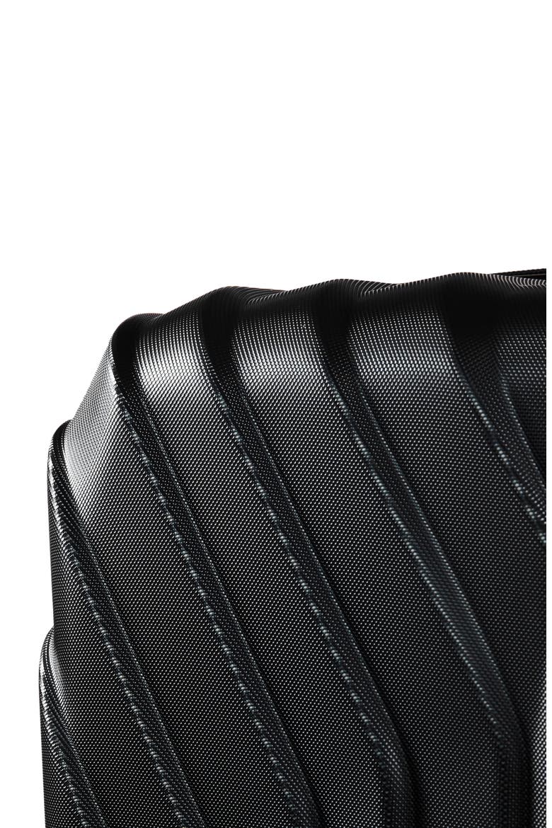 Blake 4-Wheeled Suitcase, Alternate, color, BLACK