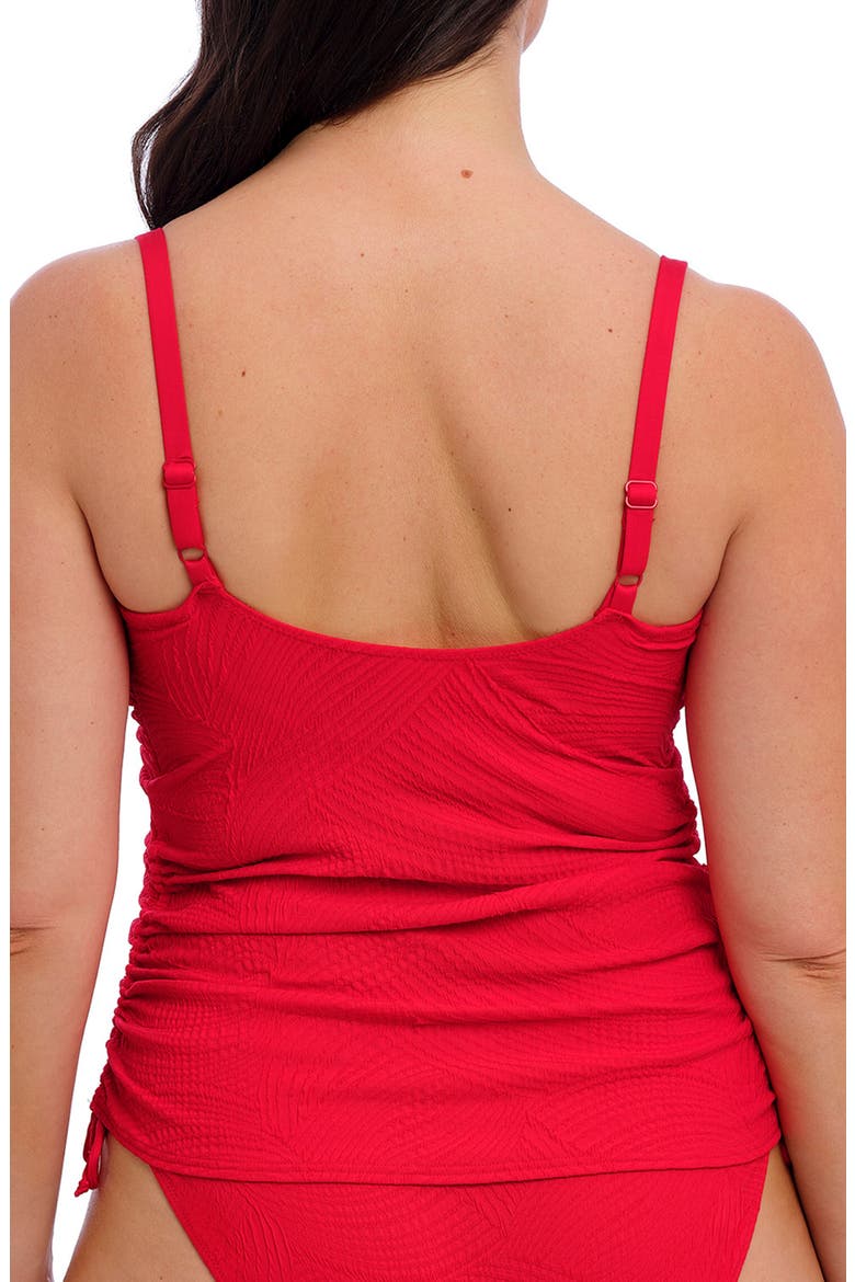 Ottawa Underwire Twist Front Tankini Top, Alternate, color, RADIANT RED