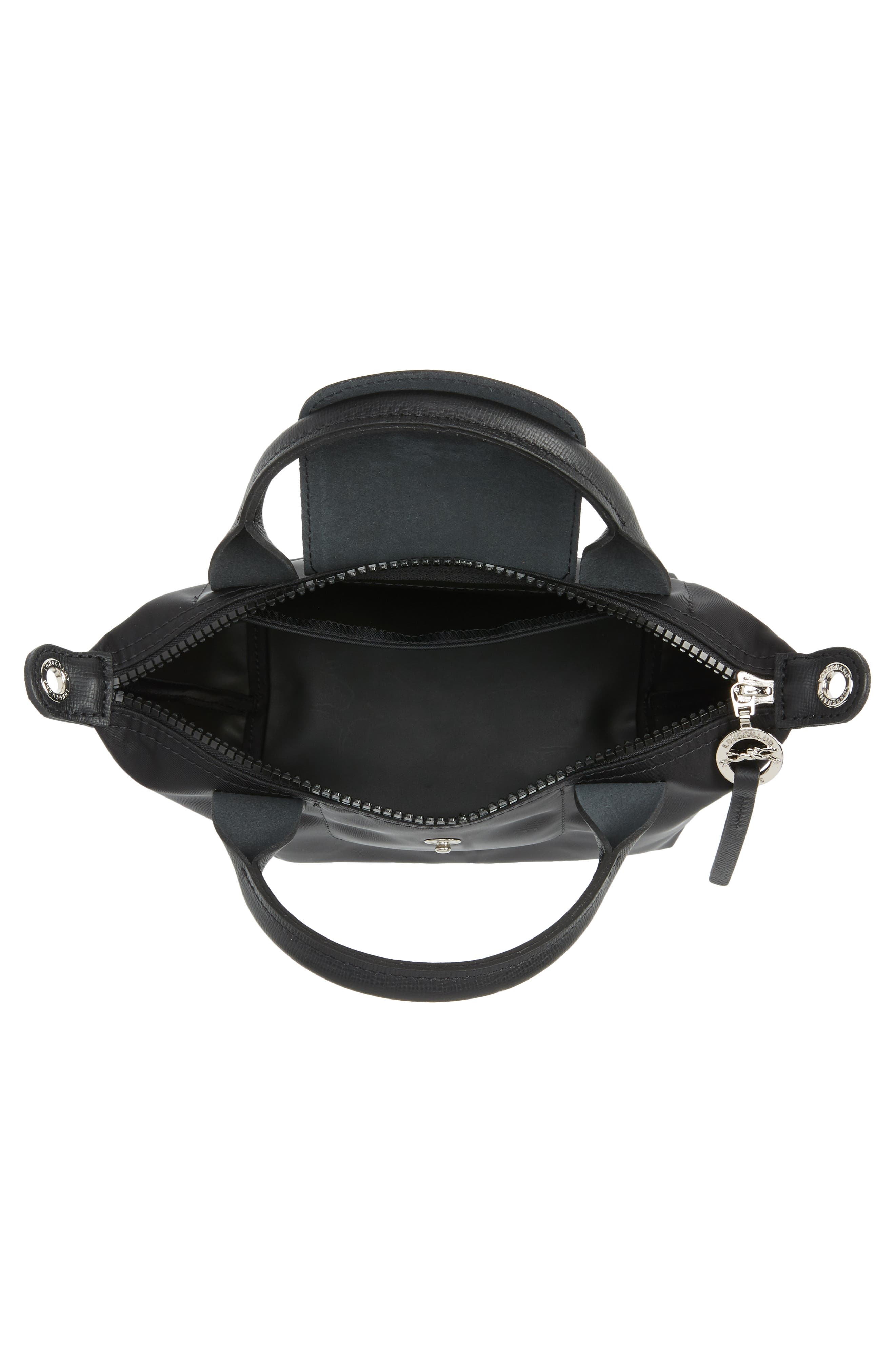 Extra Small Le Pliage Crossbody Bag, Alternate, color, BLACK