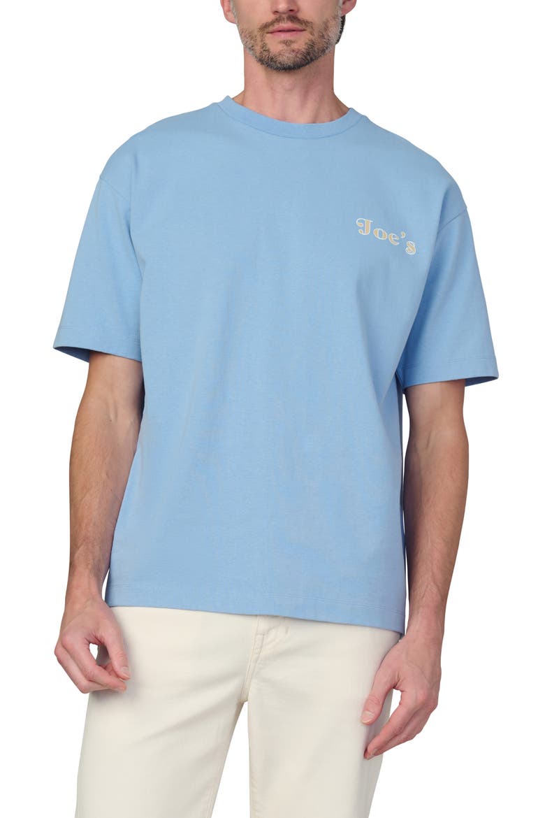 Summerless Sunset Graphic T-Shirt, Main, color, ALLURE BLUE