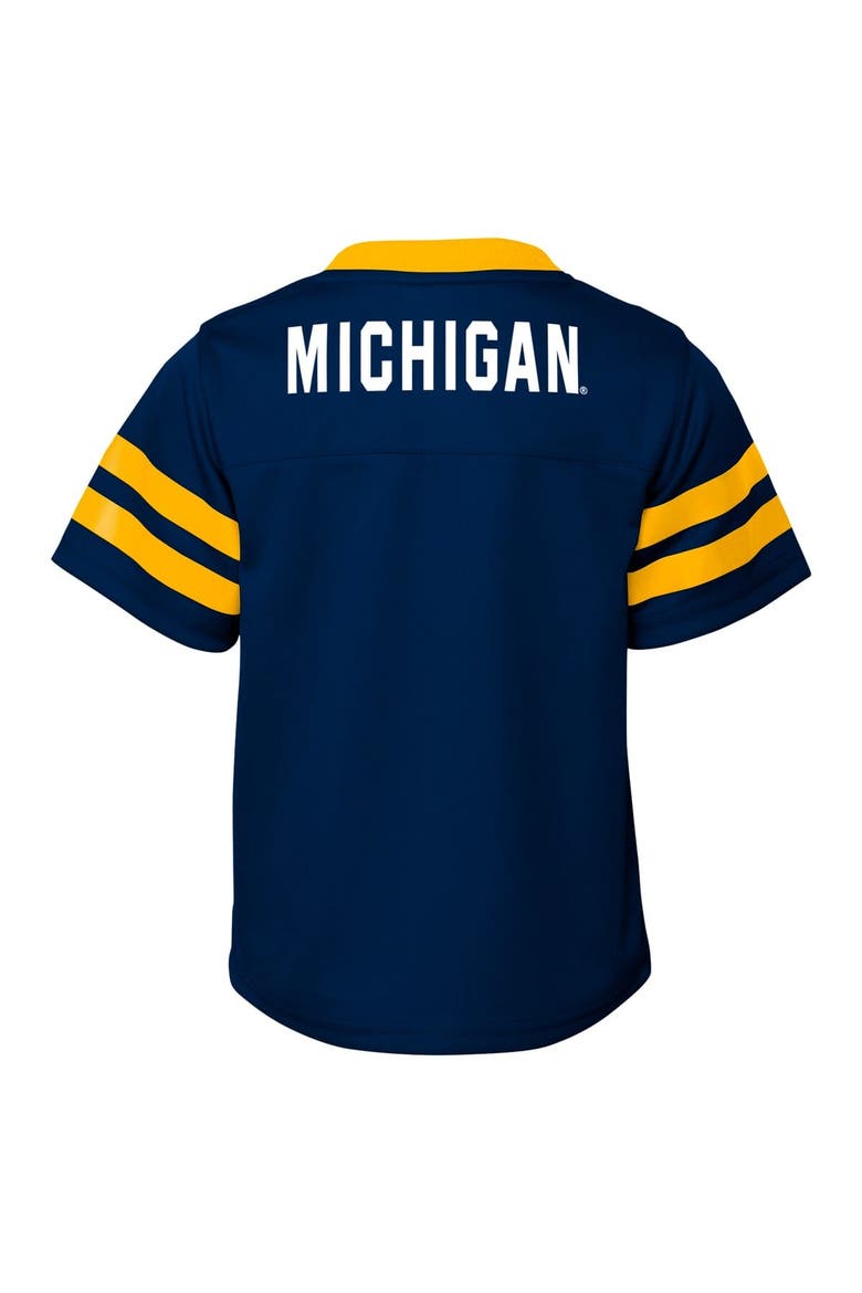 Infant Michigan Wolverines Two-Piece Red Zone Jersey & Pants Set, Alternate, color, Navy