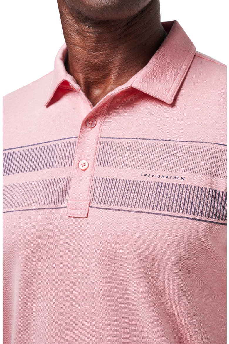 Local Discount Stripe Piqué Polo, Alternate, color, HEATHER BLUSH