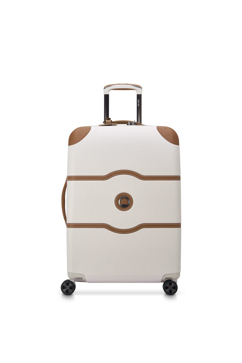Chatelet Air 2.0 Hardside 24" Medium Checked Spinner Luggage, Main, color, Angora