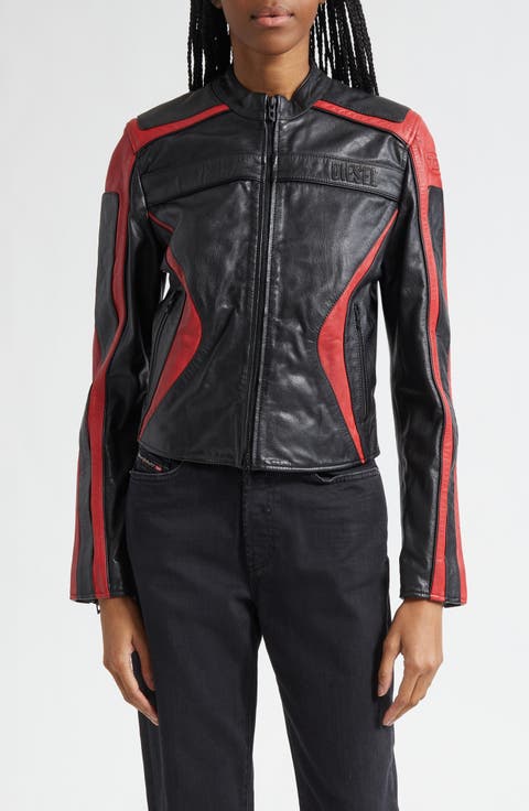 L-Ovable Leather BIker Jacket