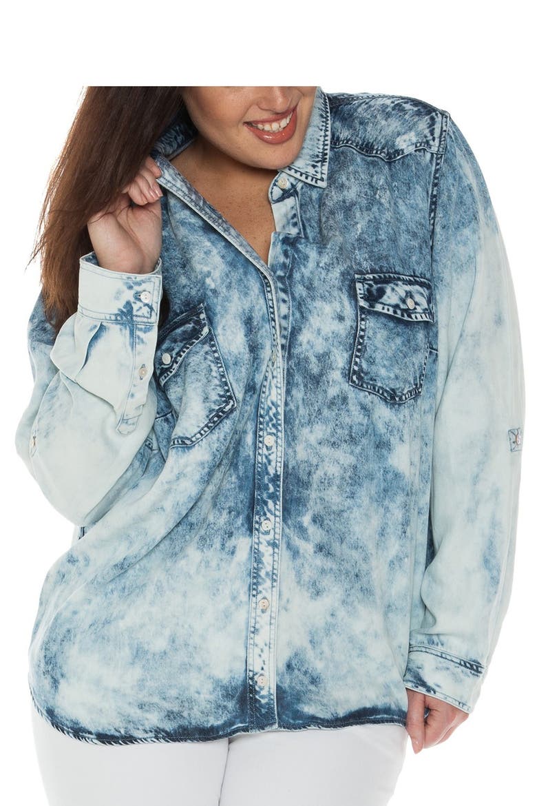 Tencel® Denim Western Shirt, Main, color, FERRIS