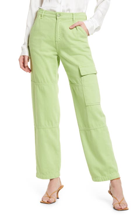 Bailey High Waist Organic Cotton Utility Pants