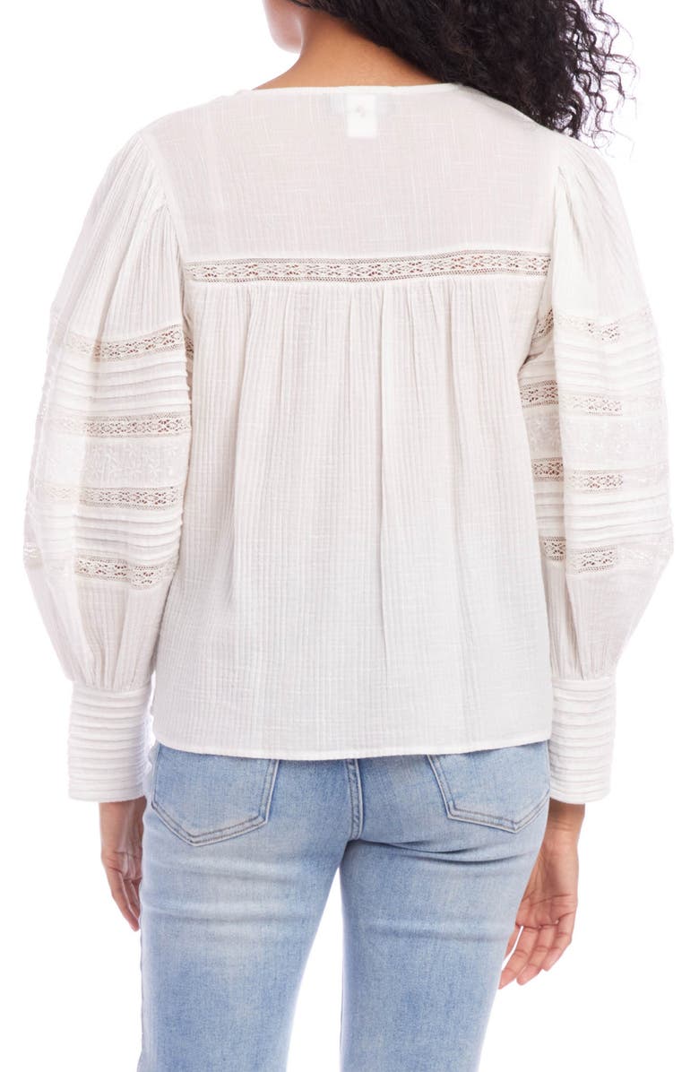 Karen Kane Blouson Sleeve Blouse, Alternate, color, 