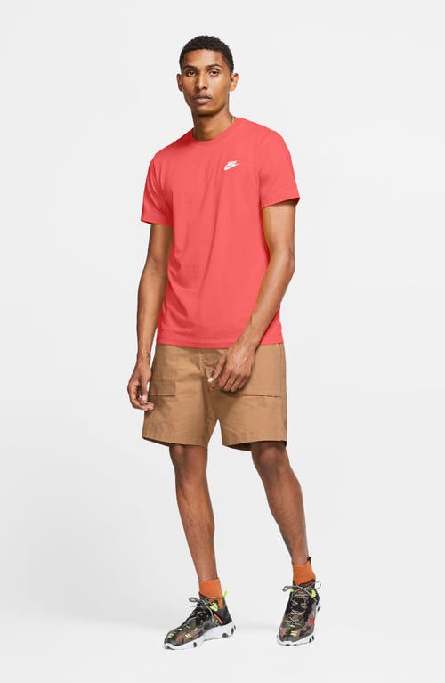 Nike Sportswear Club Crew Neck T-shirt In Pink