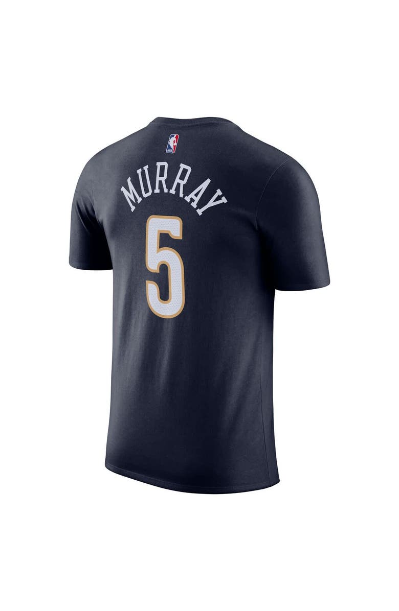 Nike Unisex Nike Dejounte Murray Navy New Orleans Pelicans Name & Number T-Shirt, Alternate, color, 