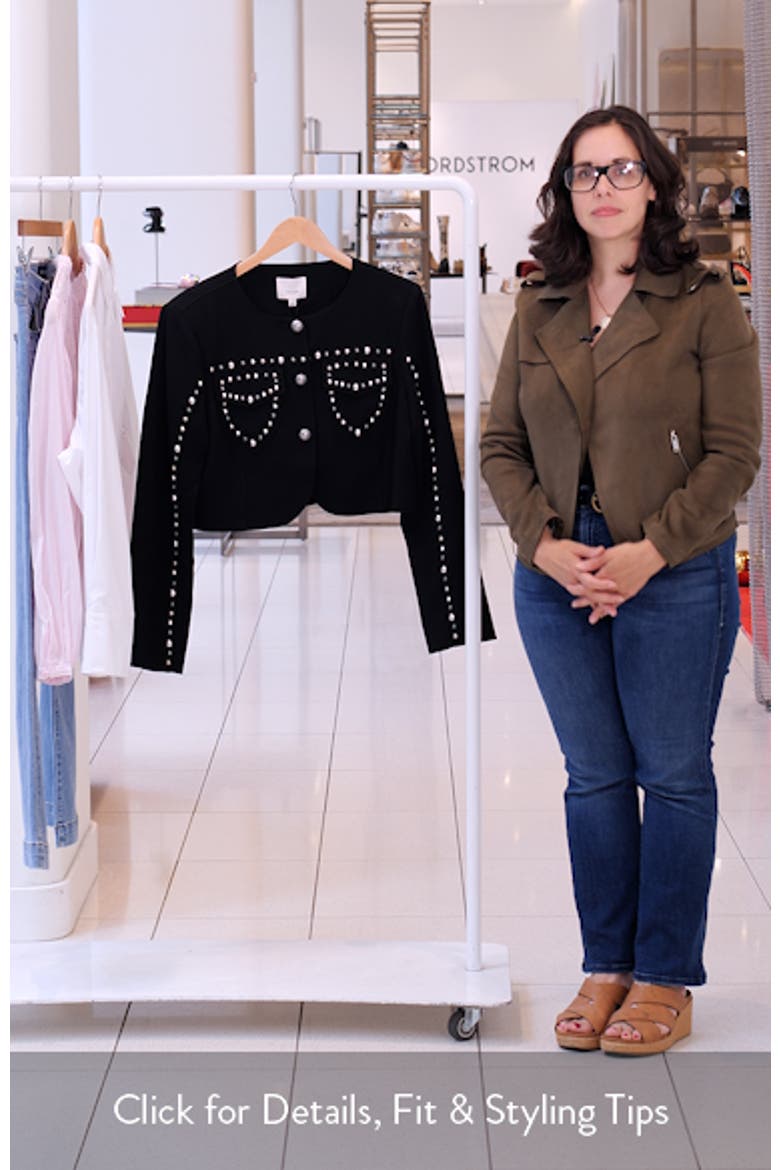 Olga Studded Crop Jacket video