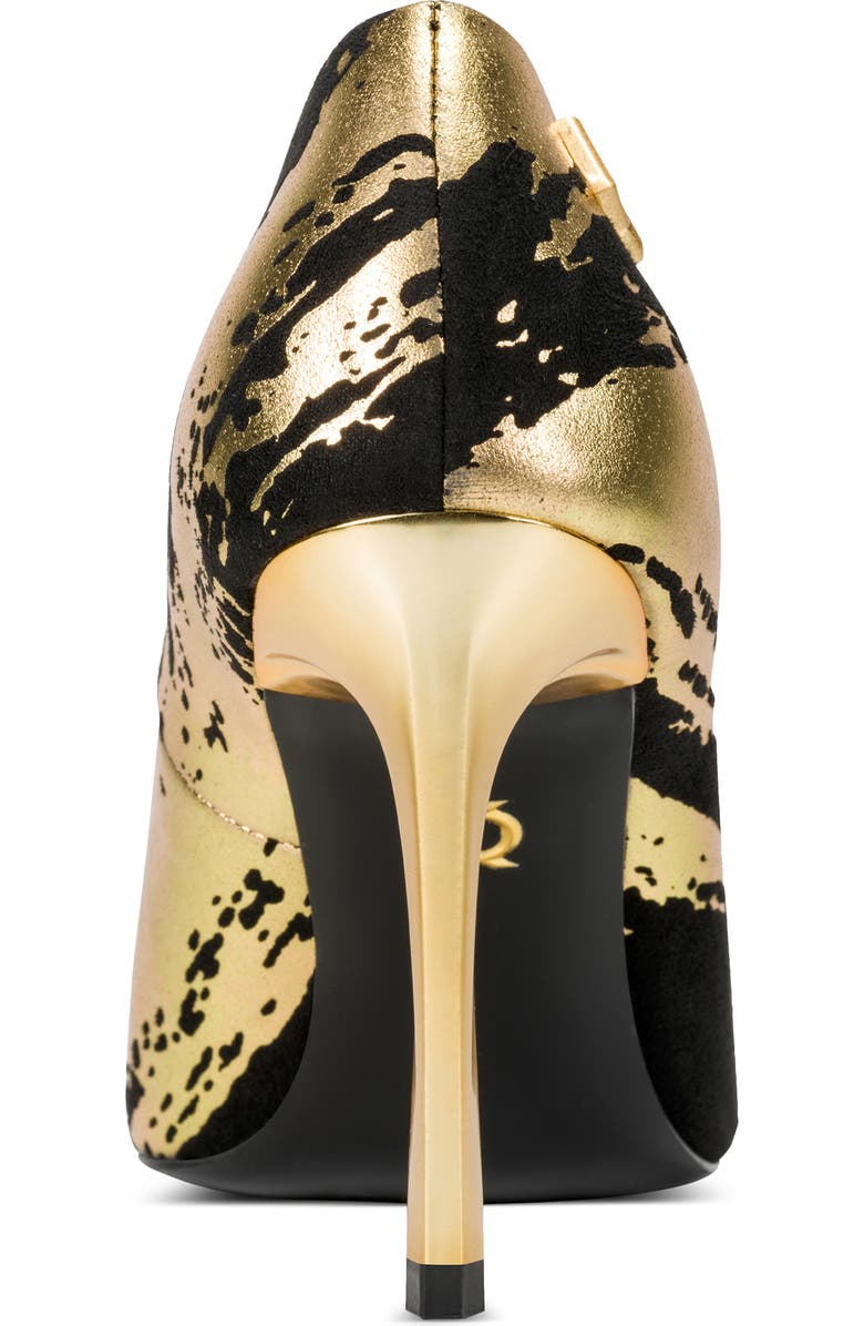 DKNY Savita Pump, Alternate, color, Black/ Gold