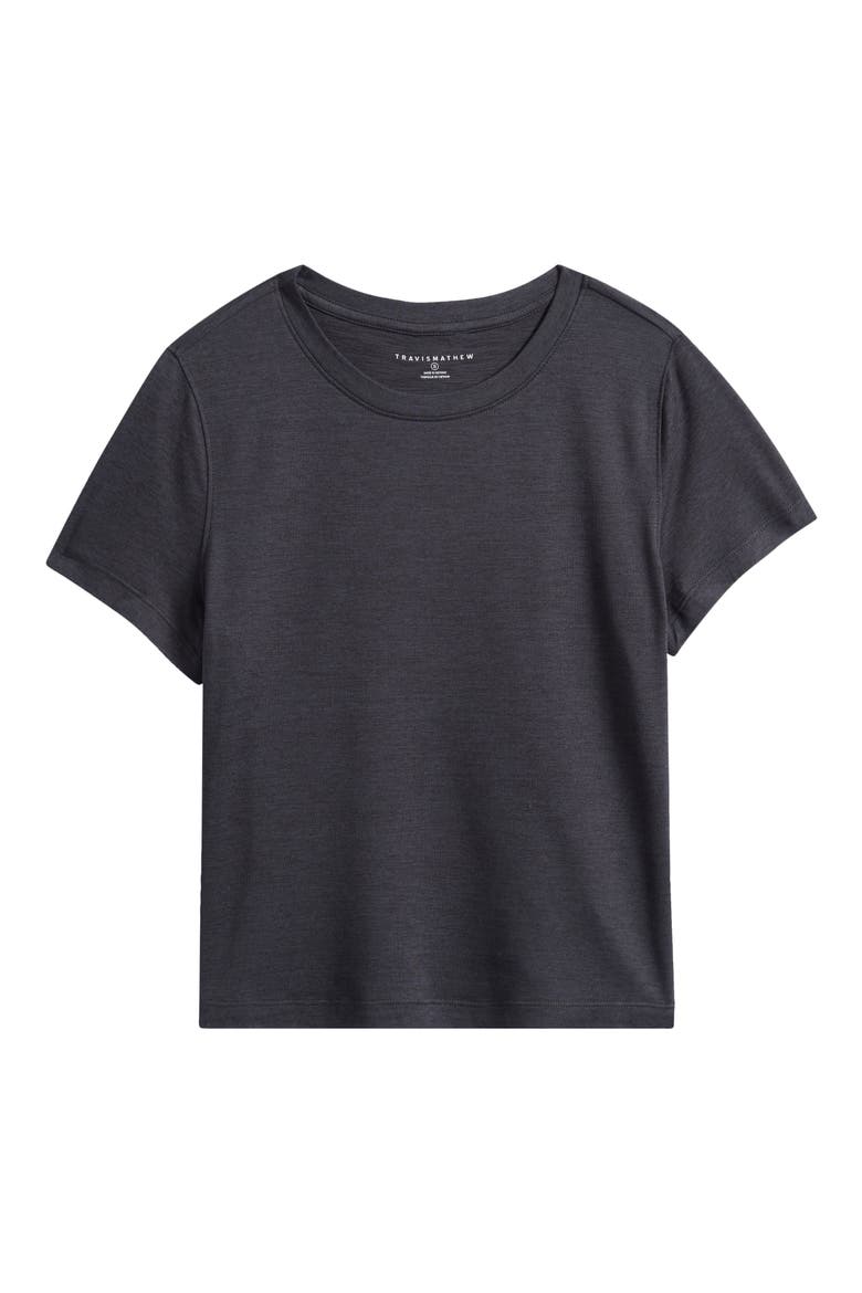 Skyloft Light Performance T-Shirt, Alternate, color, HEATHER BLACK