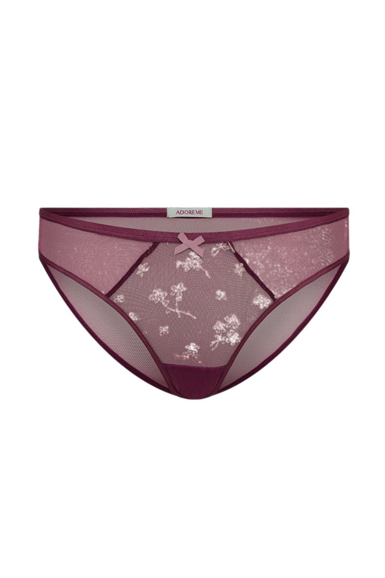 Clementin Brazilian Panties, Alternate, color, Dark purple