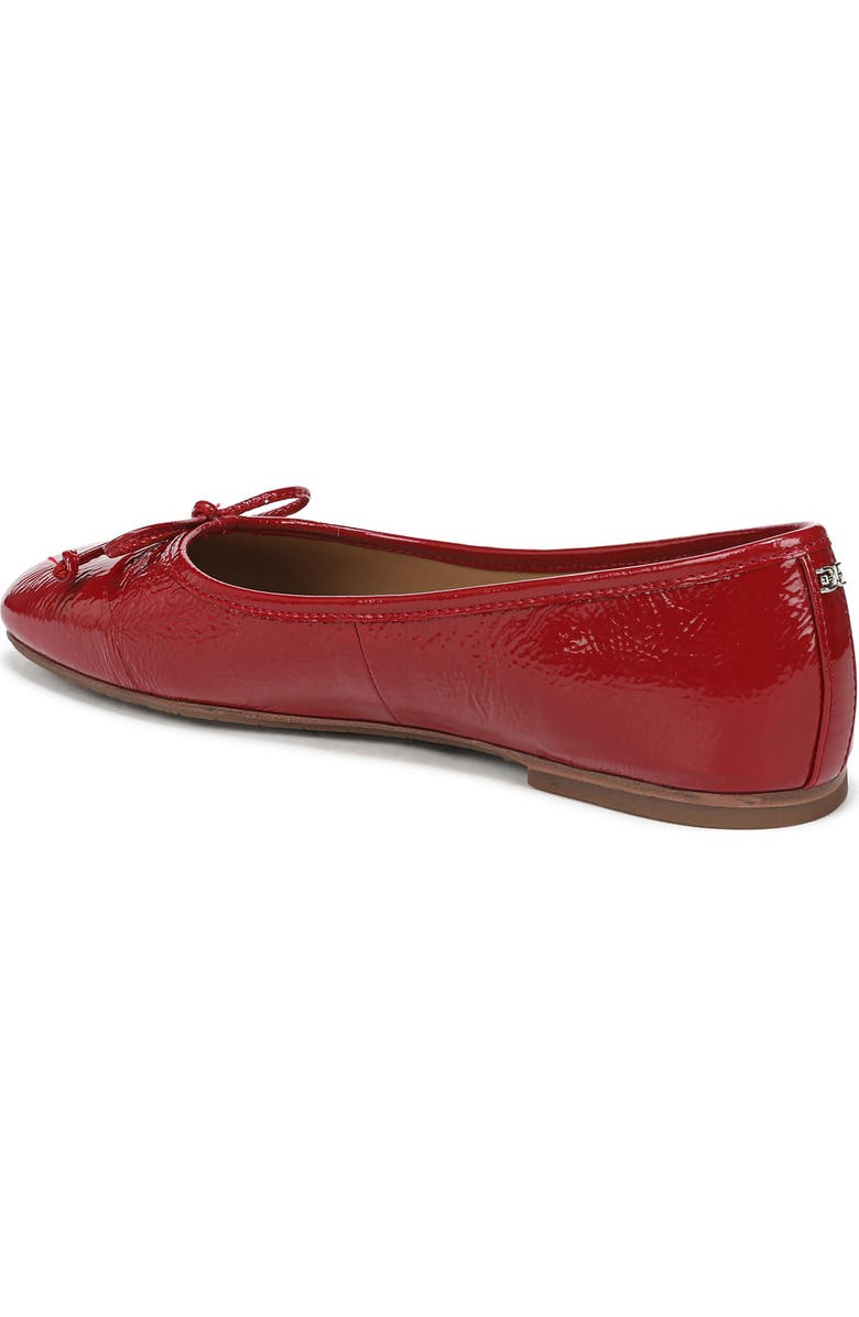 Sam Edelman Alie Ballet Flat, Alternate, color, Deep Scarlet