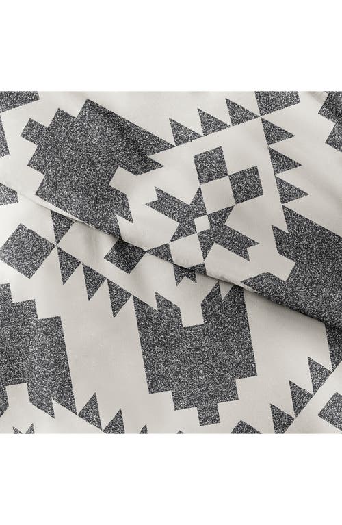 Homespun Premium Ultra Soft Adobe Diamond 3-piece Reversible Duvet Cover Set In Gray