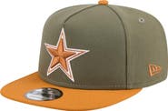 New Era Men's New Era Olive/Brown Dallas Cowboys Two-Tone A-Frame 9FIFTY Snapback Hat