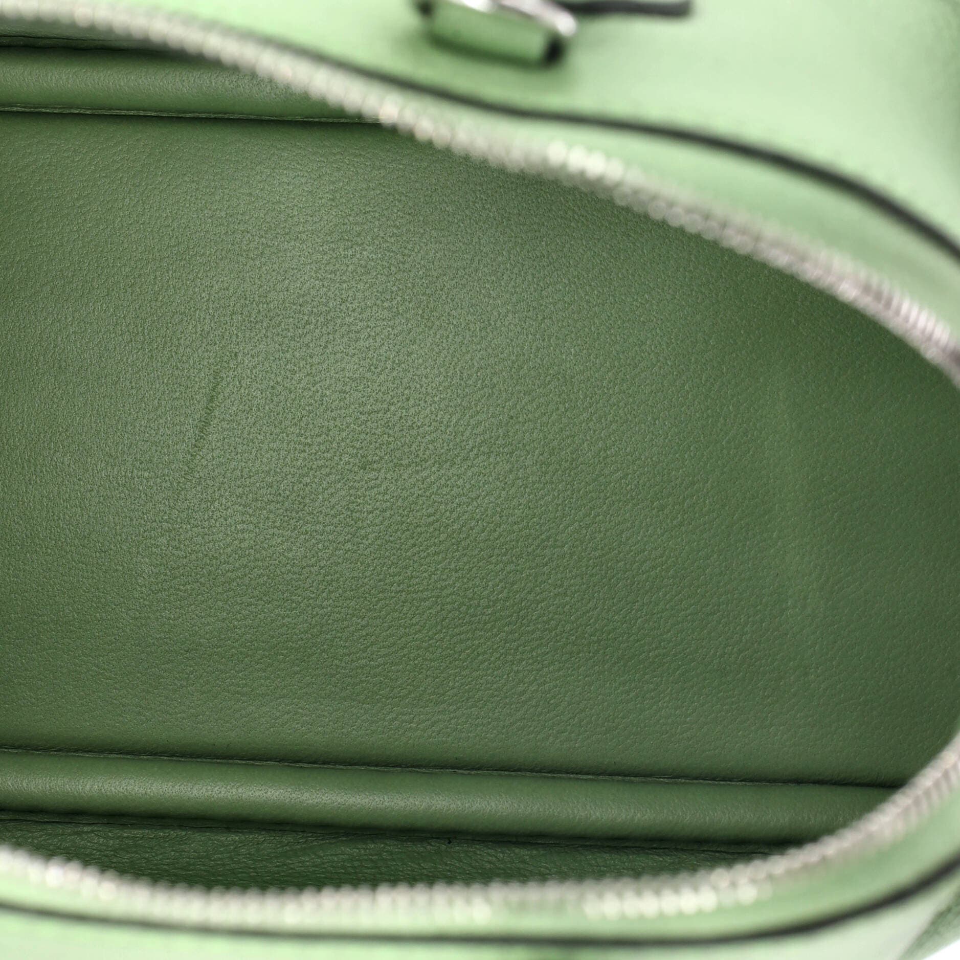 Pre-Owned Hermes Bolide 1923 Bag Evercolor Mini, Alternate, color, Vert Criquet