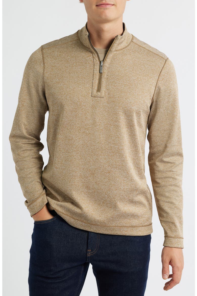 XC4® Reversible Performance Quarter Zip, Alternate, color, BLACK/ GOLD