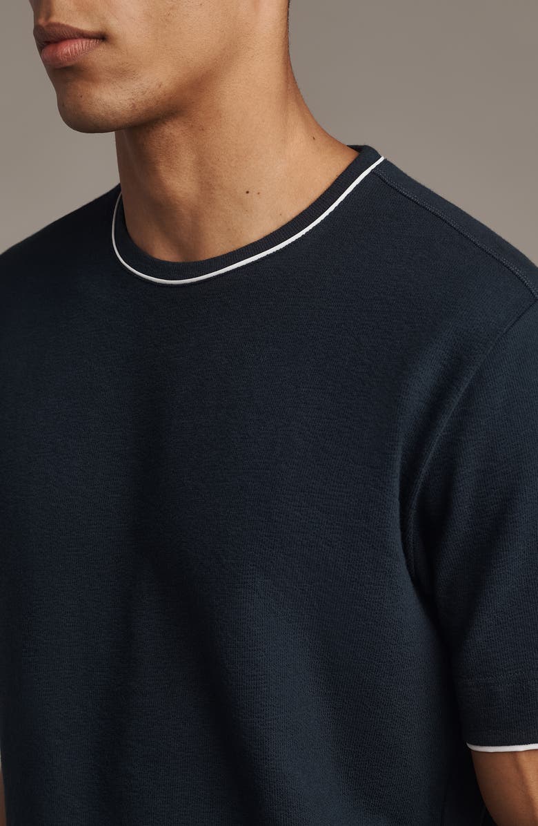 Rhone Seaside French Terry T-Shirt, Alternate, color, True Navy