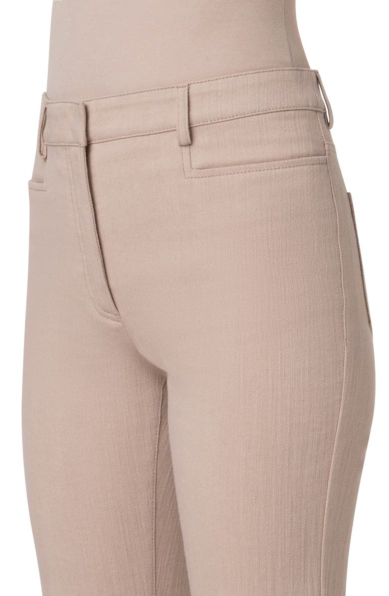 Akris punto Marli Fringe Hem Stretch Denim Crop Pants, Alternate, color, 