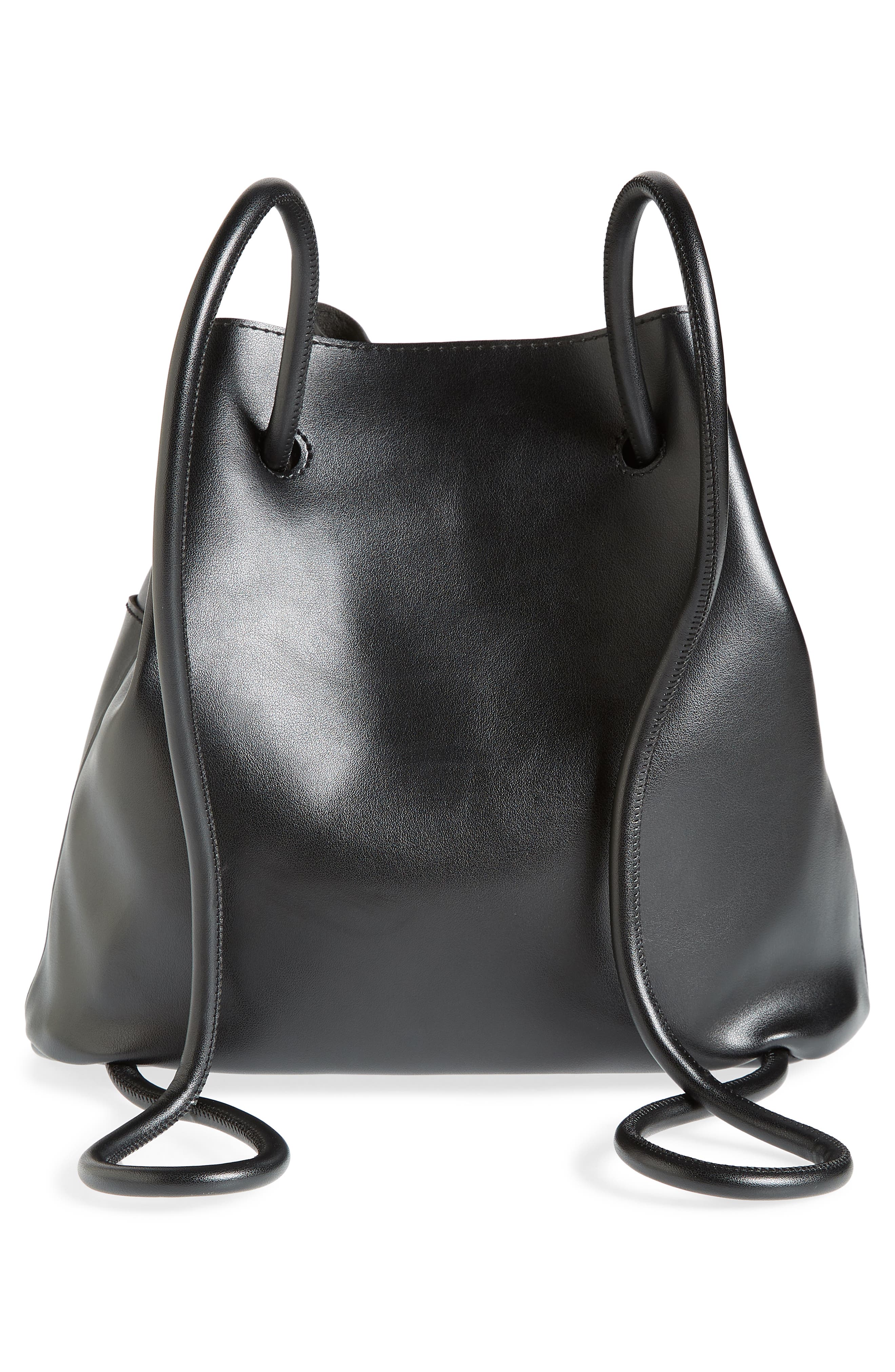BP. Faux Leather Drawstring Backpack, Alternate, color, 