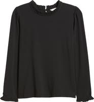 Caslon® Ruffle Detail Top