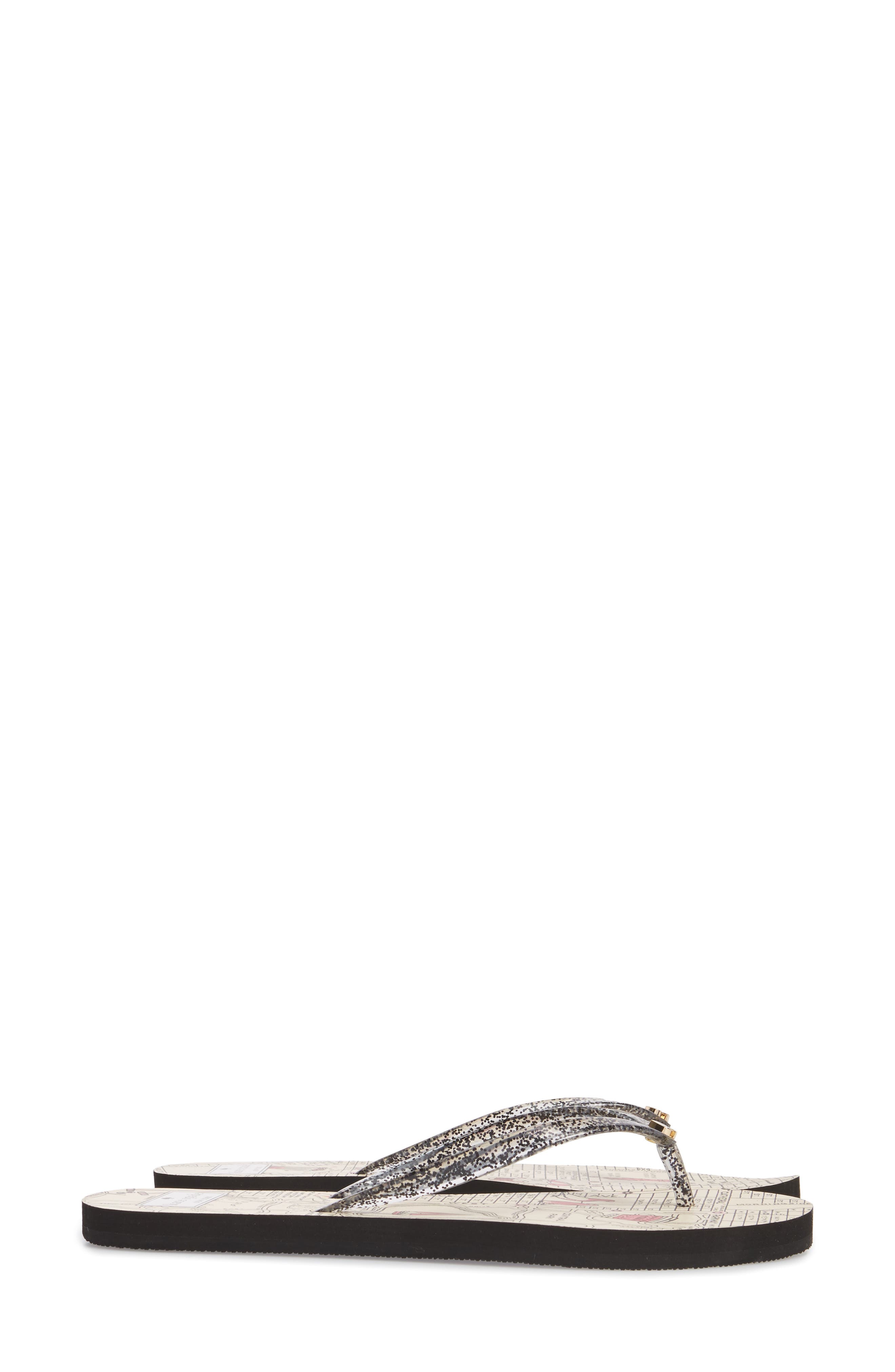 'nassau' flip flop, Alternate, color, SMOKE