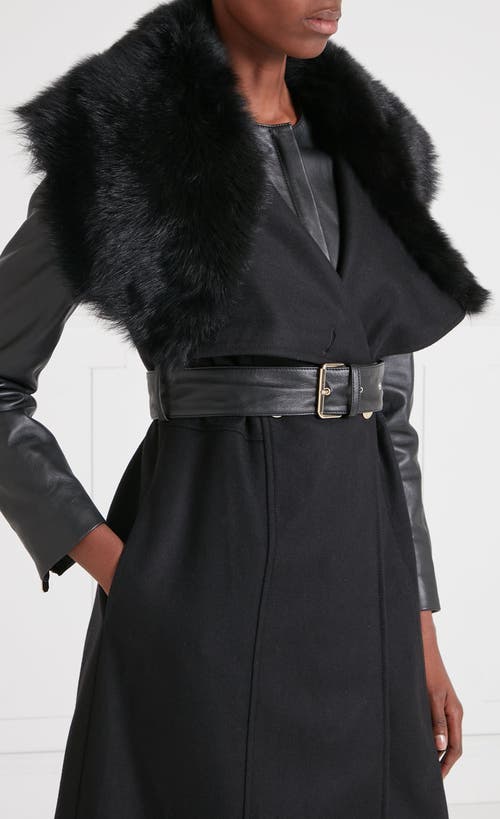 Temperley London Sovereign Coat In Black