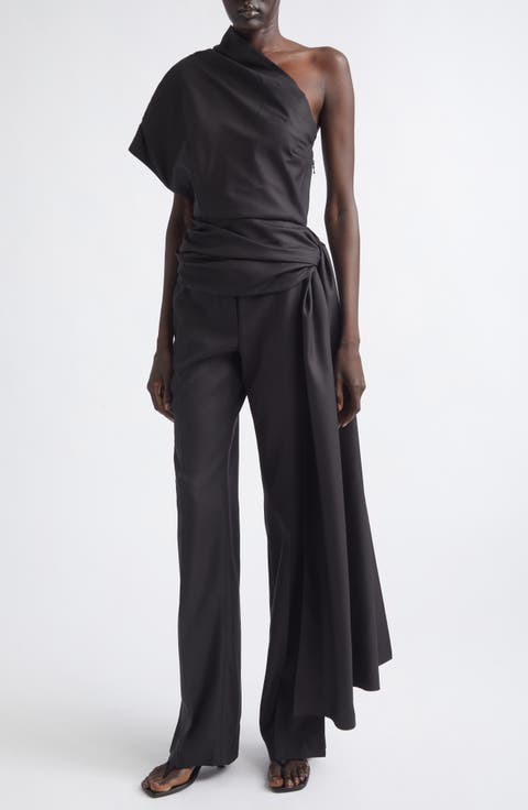 Marianne One Shoulder Silk Top