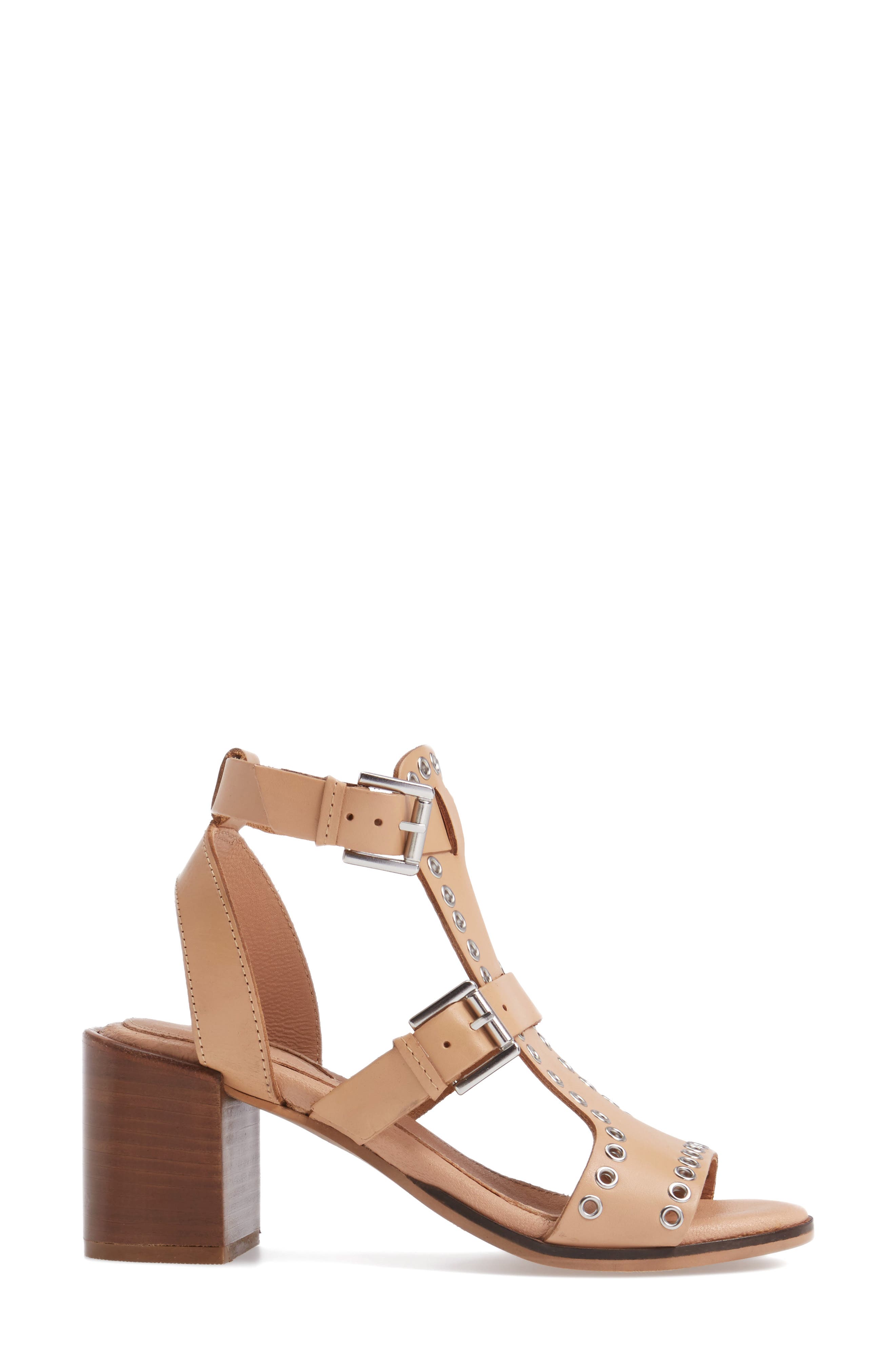 Vienna Grommet Sandal, Alternate, color, NUDE