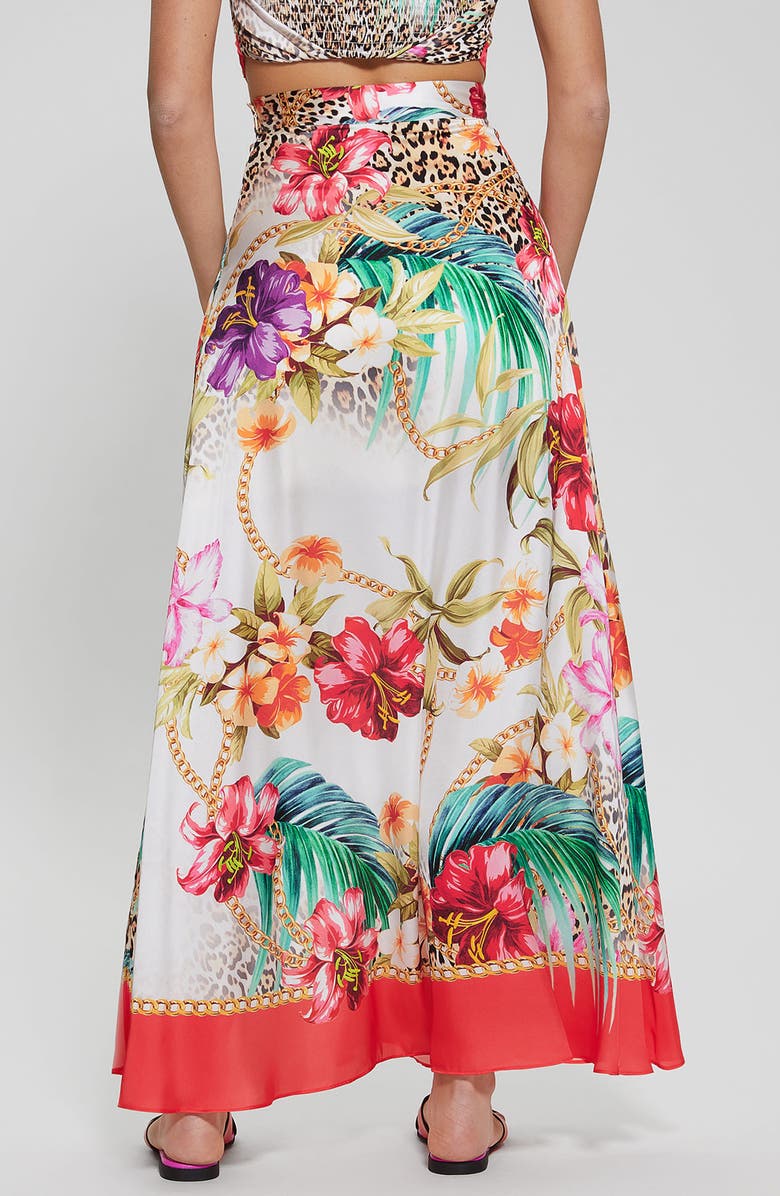GUESS Dora Floral Skirt, Alternate, color, 