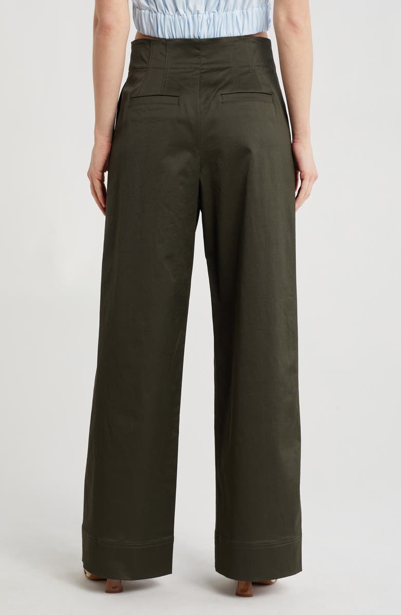 A.L.C. Bennett Pleated Wide Leg Cargo Pants, Alternate, color, 