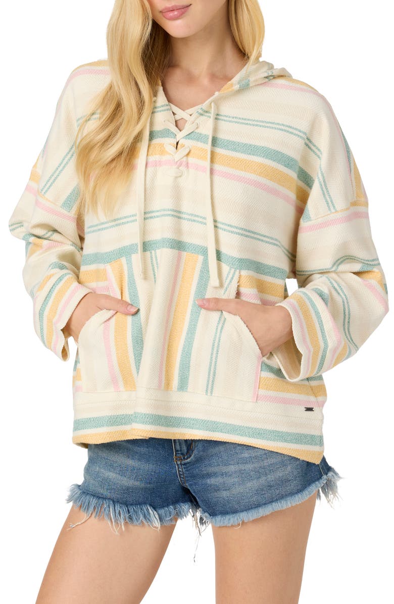 O'Neill Solstice Stripe French Terry Hoodie, Alternate, color, 