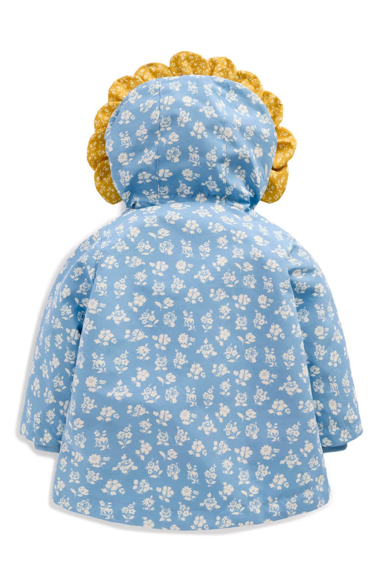 Print Fisherman Coat, Alternate, color, GLACIER BLUE DITSY FLORAL