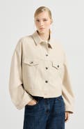 Brunello Cucinelli Lightweight cloth outerwear jacket