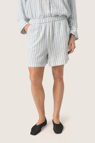 Soaked in Luxury Belira Wide Leg Elastic Waist Shorts