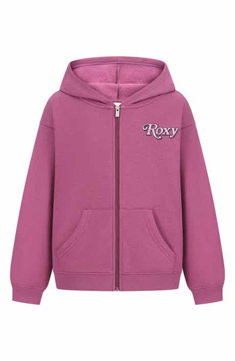 Roxy Kids' Wavy Daze Oversize Zip Hoodie